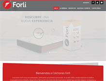 Tablet Screenshot of colchonesforli.com